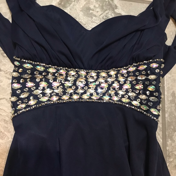 MY MICHELLE formal navy blue dress - Picture 3 of 7